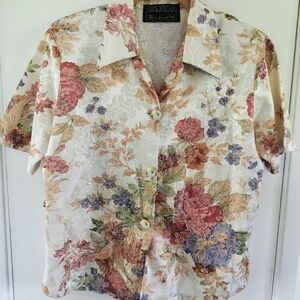 1960s/70s Young Dimensions By Miss Bergdorf for Bergdorf Goodman Blouse Medium
